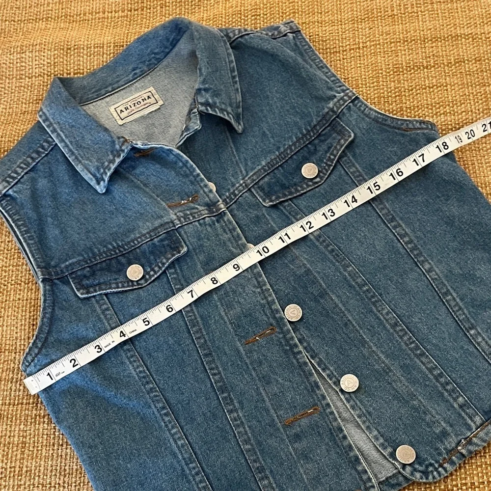 Arizona Denim Sleeveless Vest Size S? - Picture 5 of 5
